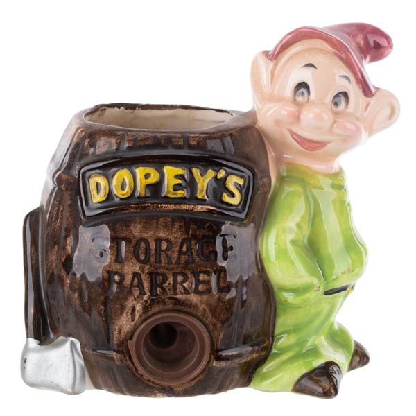 A "Snow White" Dopey Ceramic Pencil Sharpener.