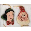 Image 2 : A "Snow White and the Seven Dwarfs" Felt Ornament Set.