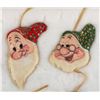 Image 3 : A "Snow White and the Seven Dwarfs" Felt Ornament Set.