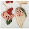 Image 5 : A "Snow White and the Seven Dwarfs" Felt Ornament Set.