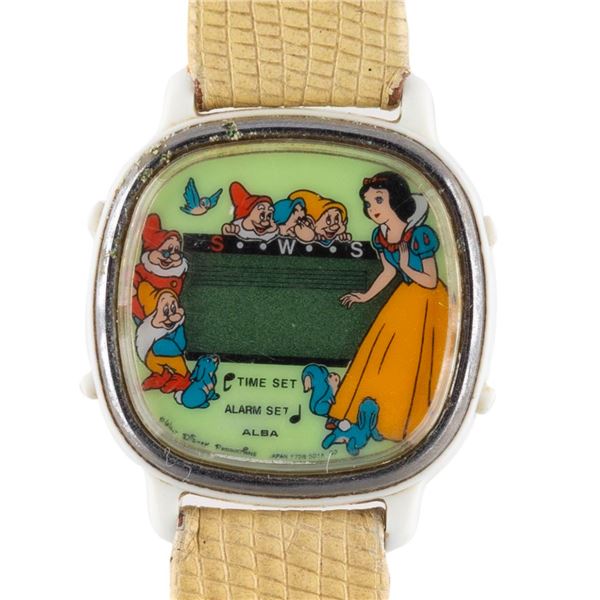 A "Snow White and the Seven Dwarfs" ALBA Wristwatch.