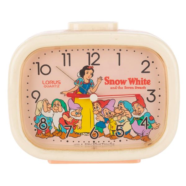 A "Snow White and the Seven Dwarfs" Alarm Clock.