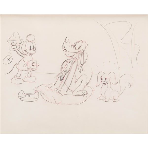 A "Society Dog Show" Publicity Drawing.