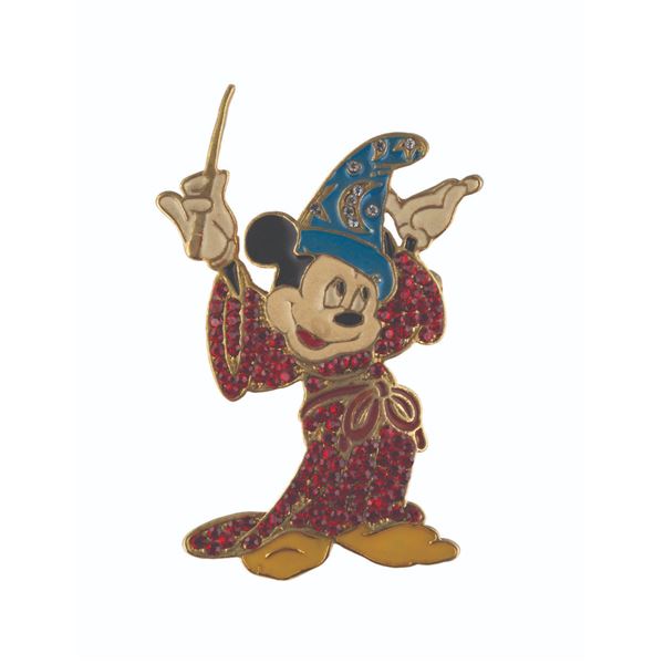 A "Fantasia" Sorcerer Mickey Mouse Brooch.