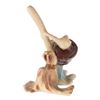 Image 4 : A "Fantasia" Enchanted Broom Ceramic Figurine.