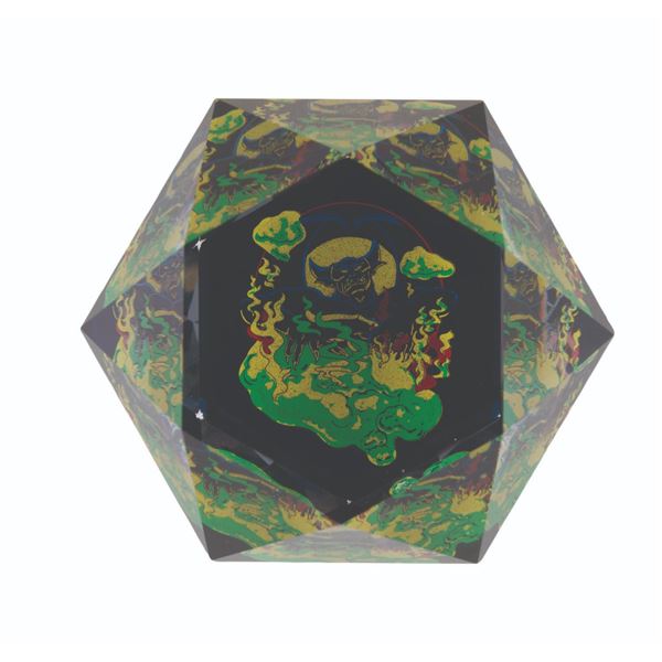 A Swarovski Crystal Chernabog Paperweight.