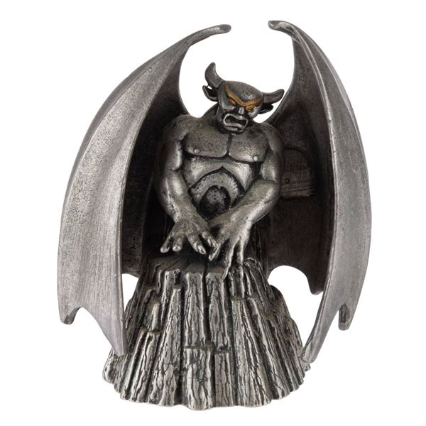 A Limited Edition Chernabog Pewter Sculpture.