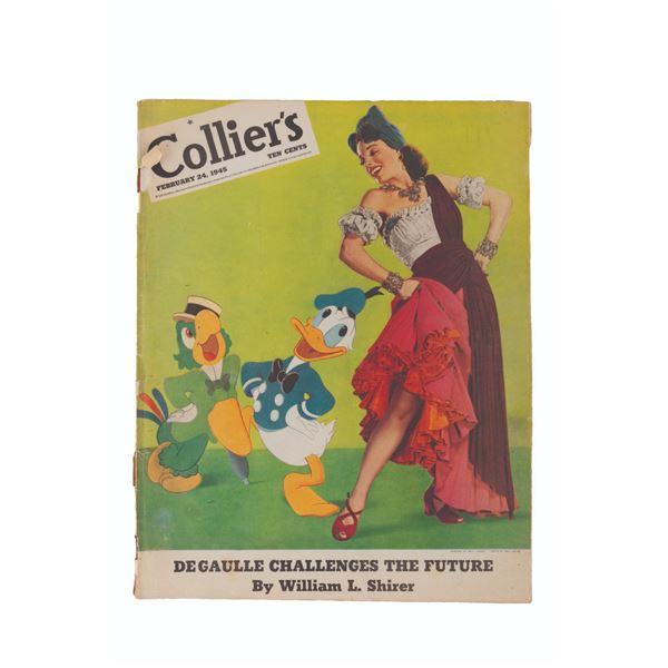 A 1945 Colliers Magazine with Donald Duck Cover.