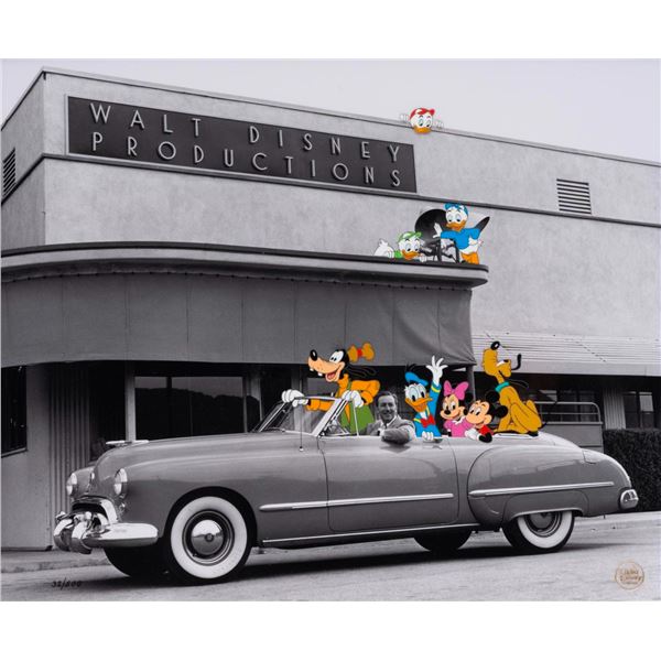 A "Walt’s Convertible" Hand-Painted Limited Edition Cel.