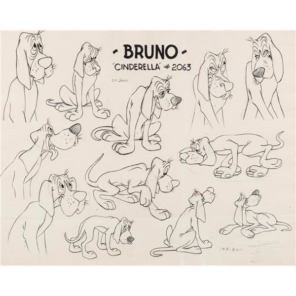 A Bruno "Cinderella" Photostat Model Sheet.