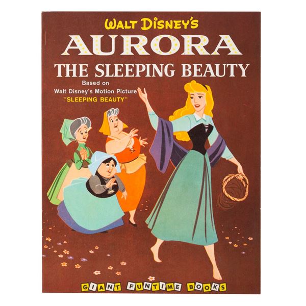 An Aurora The Sleeping Beauty Painting Book.