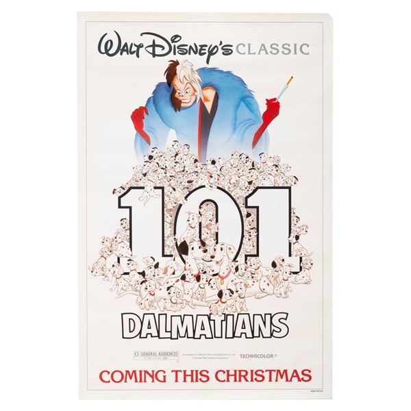 A "101 Dalmatians" Re-Release One Sheet.