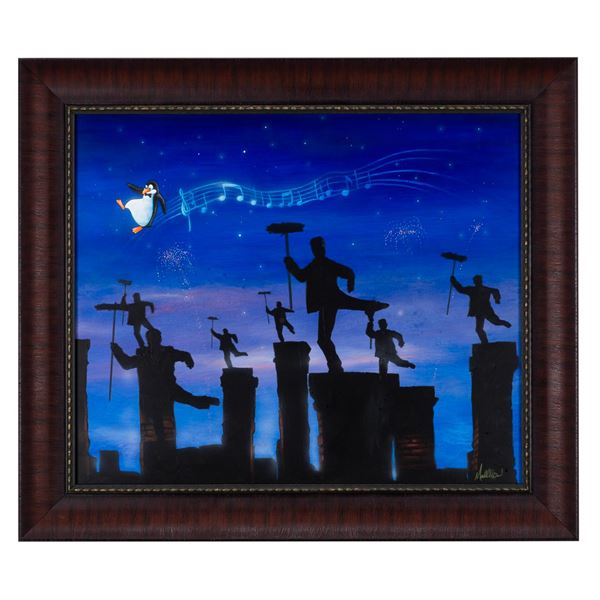 An Original "Step in Time" Painting by James C Mulligan.