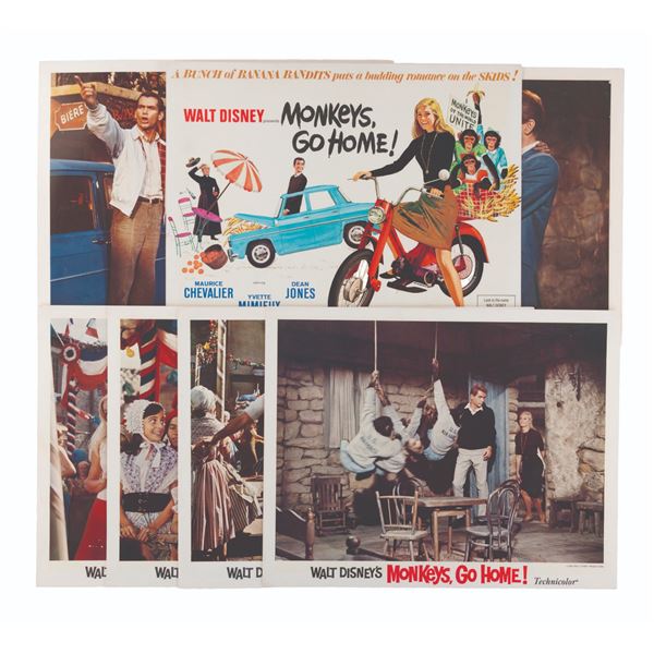 A Set of "Monkeys, Go Home!" Lobby Cards.