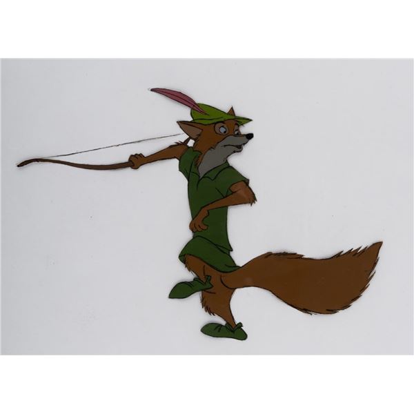 An Original "Robin Hood" Production Cel with Frank and Ollie Signatures.