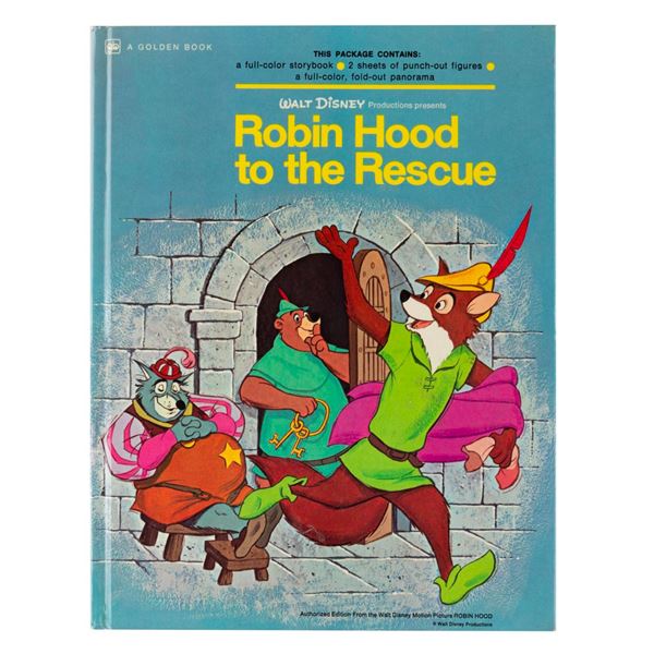 A Robin Hood to the Rescue Book with Punch-out Figures.