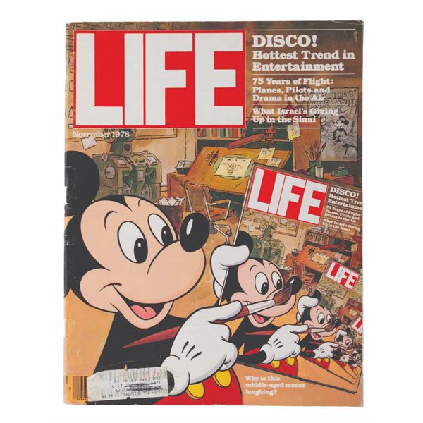 A Mickey's 50th Birthday "LIFE" Magazine.