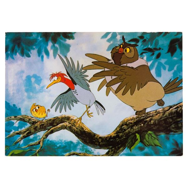 A "The Fox and the Hound" Postcard.