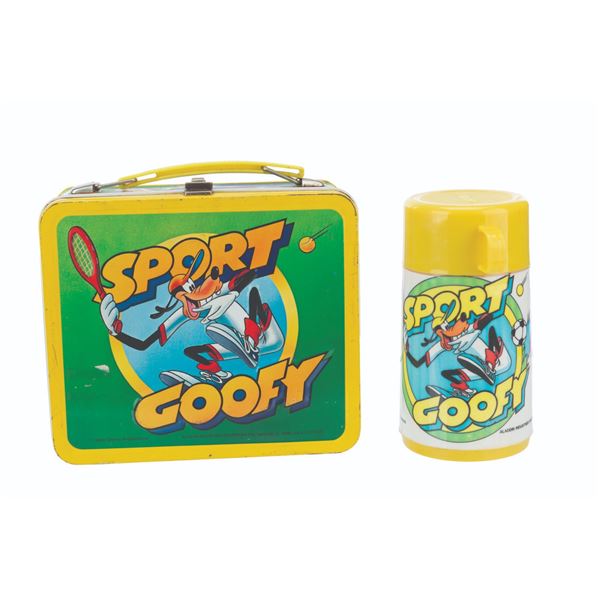 A Sport Goofy Lunchbox and Thermos.