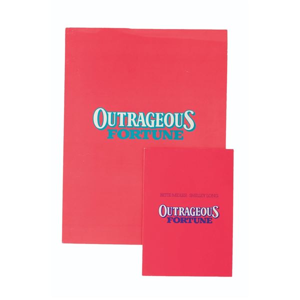 A "Outrageous Fortune" Program and Screening Invitation.