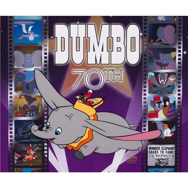 A "Dumbo" 70th Anniversary Limited Edition Cel.