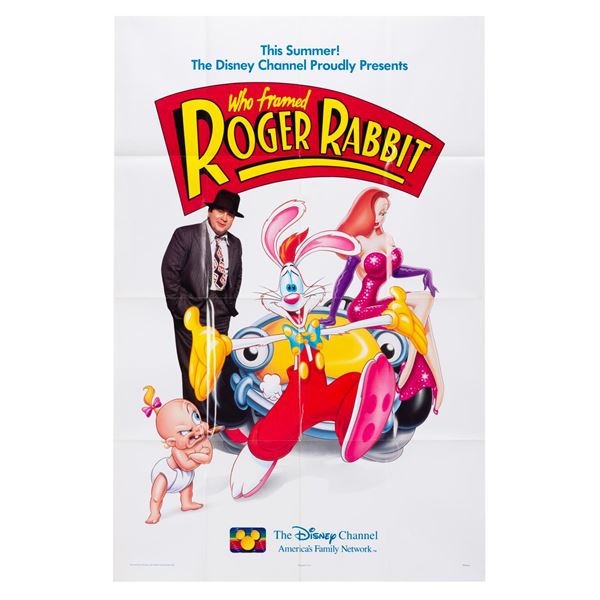 A "Who Framed Roger Rabbit" Disney Channel Poster.