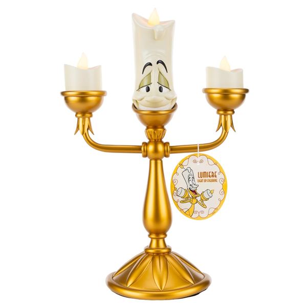 A "Beauty and the Beast" Lumiere Light-Up Figurine.