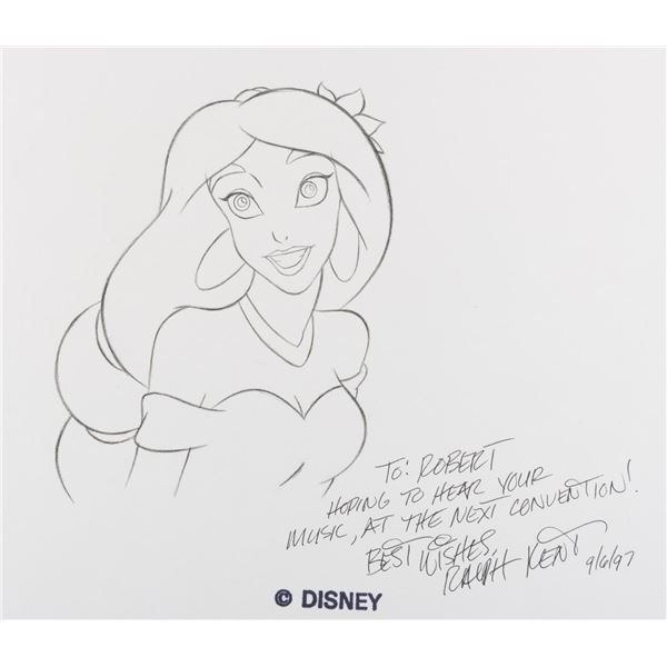 A Jasmine Drawing by Animator Ralph Kent.