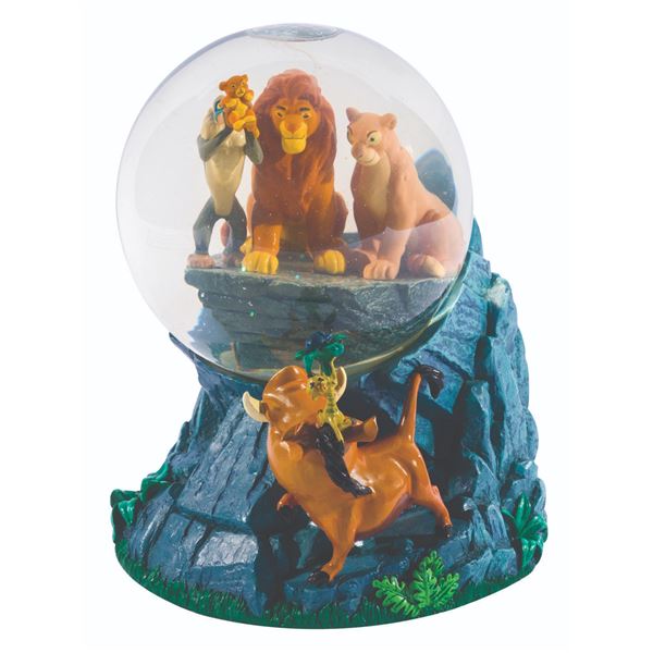 A "The Lion King" Musical Snow Globe.