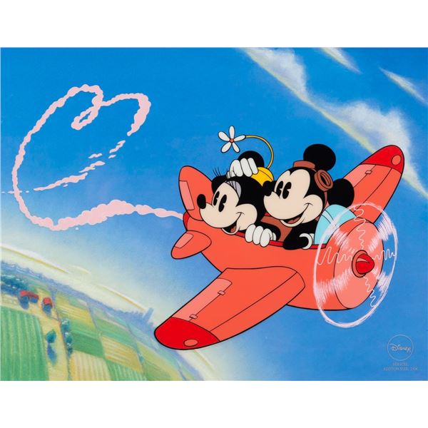 A Wayne Allwine & Russi Taylor Signed "Love Is In The Air" Limited Edition Sericel.
