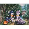Image 1 : A Donald & Daisy Duck Canvas Print by Maggie Parr.