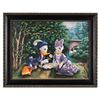 Image 2 : A Donald & Daisy Duck Canvas Print by Maggie Parr.