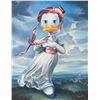 Image 1 : A "Pinky Daisy" Canvas Print by Maggie Parr.