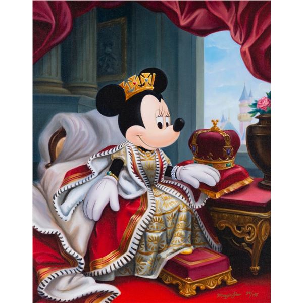 A "Queen Minnie" Canvas Print by Maggie Parr.