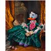 Image 1 : A "Madame Pompiduck" Canvas Print by Maggie Parr.