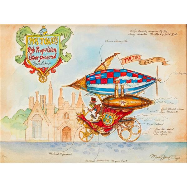 A "Mr. Toad" Steampunk Canvas Print by Mark Page.