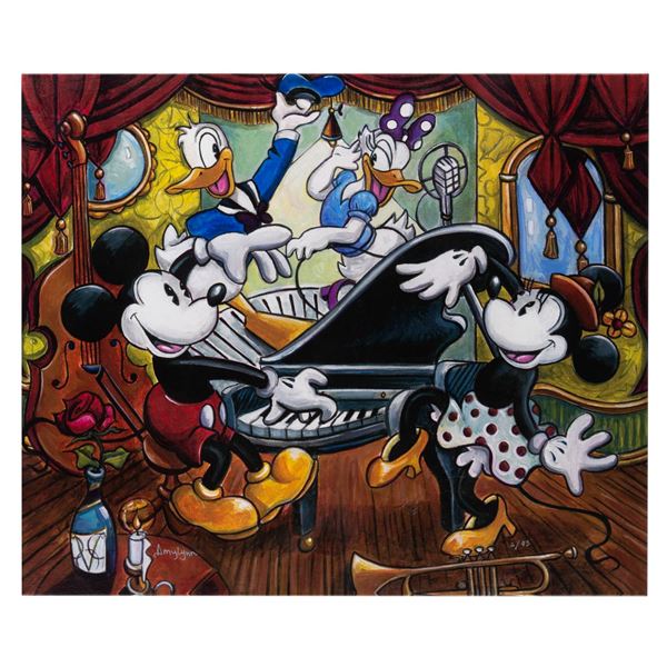 A "Rhythm and Blues" Canvas Print by Amy Lynn.
