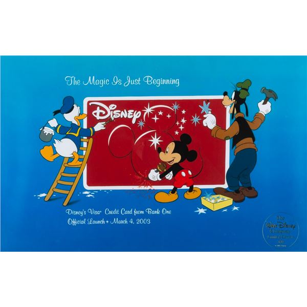 A Disney Credit Card Launch Limited Edition Print.