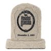 Image 1 : A "Haunted Mansion" Event Gravestone Paperweight.