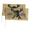 Image 1 : A Pair of "Pirates of the Caribbean: Dead Man’s Chest" Flags.