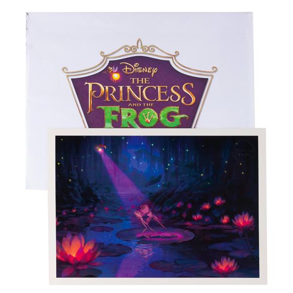 "The Princess and the Frog" Commemorative Lithograph.