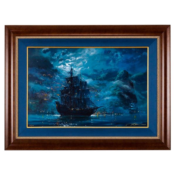 A Framed "Pirates of the Caribbean" Giclee Print.