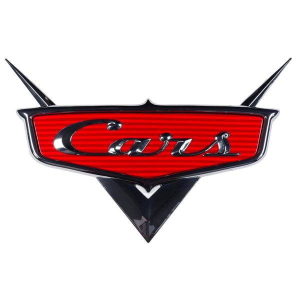 A Disney Store "Cars" Logo Sign.