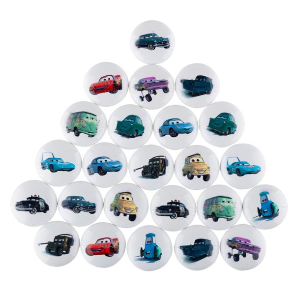 A Set of "Cars" Furniture Knobs.