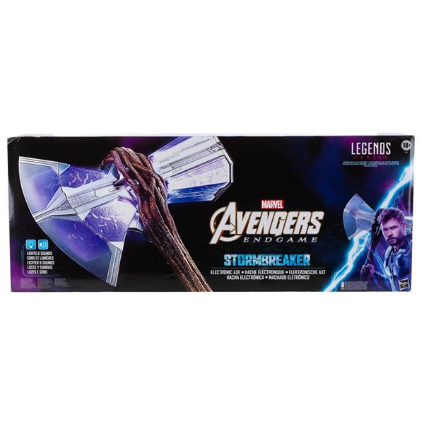 An "Avengers: Endgame" Stormbreaker Replica by Hasbro.