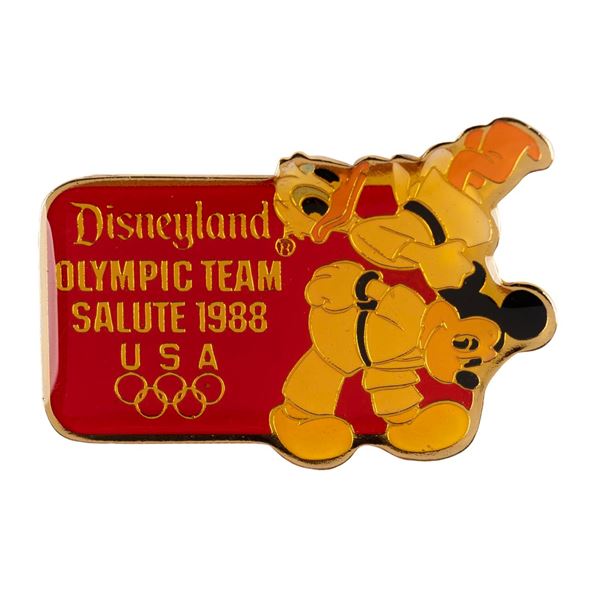 A Mickey and Donald Olympic Martial Arts Pin.