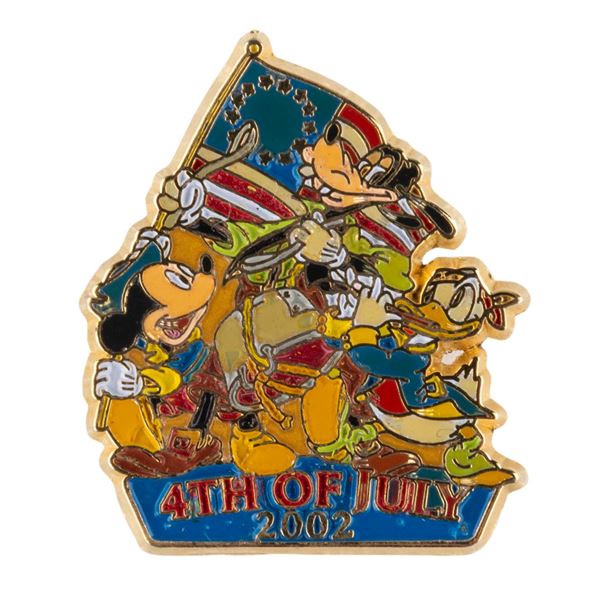 A Mickey and Friends 4th Of July 2002 Pin.