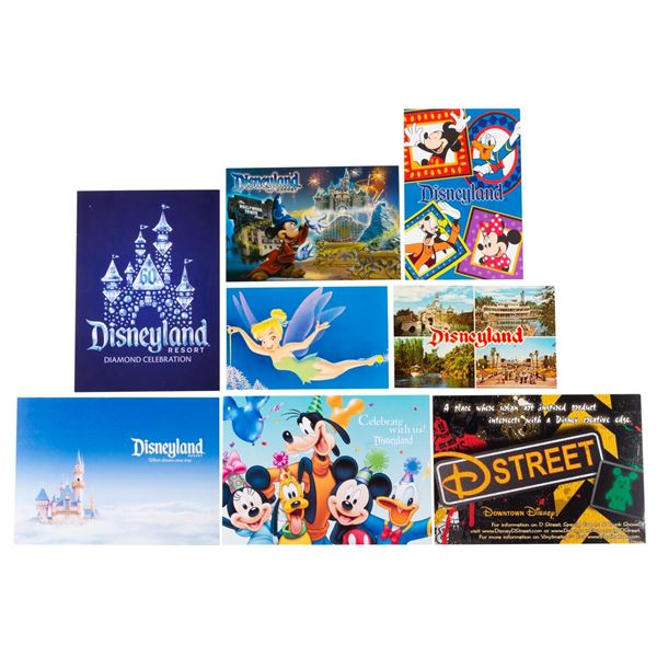 A Collection of 1960s-2015 Disneyland Postcards.