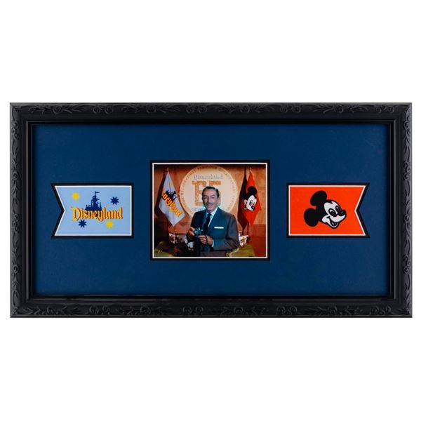 A Framed Walt Disney Photograph.
