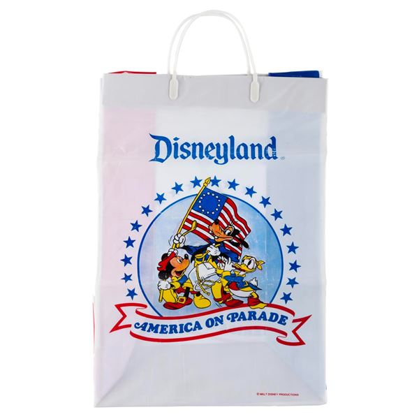 A Rare Disneyland America on Parade Plastic Bag.